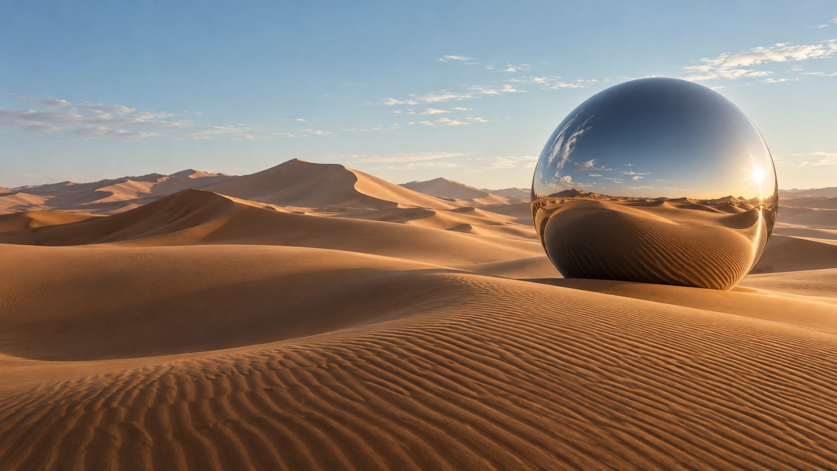 The mirrored dunes